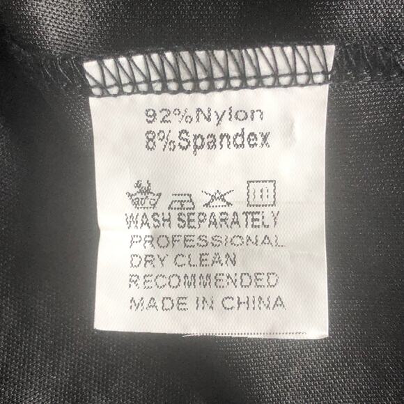 MiaoMiao Black Lace Overlay Pencil Dress - Size Large - Picture 10 of 12